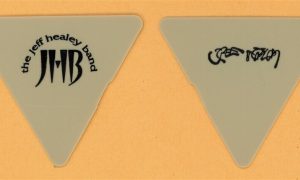 Jeff Healey 1st Custom Vintage Guitar Pick - 1991 Self-Titled Tour
