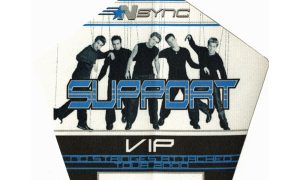 NSYNC 2000 No Strings Attached Concert Tour Support VIP Backstage Pass