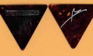 Daron Malakian guitar pick from 1999 System of a Down tour