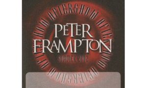 Peter Frampton 35th Anniversary 2002 Aftershow backstage credential