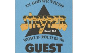 Stryper 1988 In God We Trust Concert Tour Guest Backstage Pass