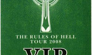 Black Sabbath 2008 The Rules of Hell Concert Tour VIP Backstage Pass