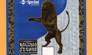 Rolling Stones authentic 1997 Bridges to Babylon Guest backstage pass