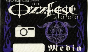 Ozzy Osbourne 2000 Ozzfest Pantera media backstage pass press access collectible