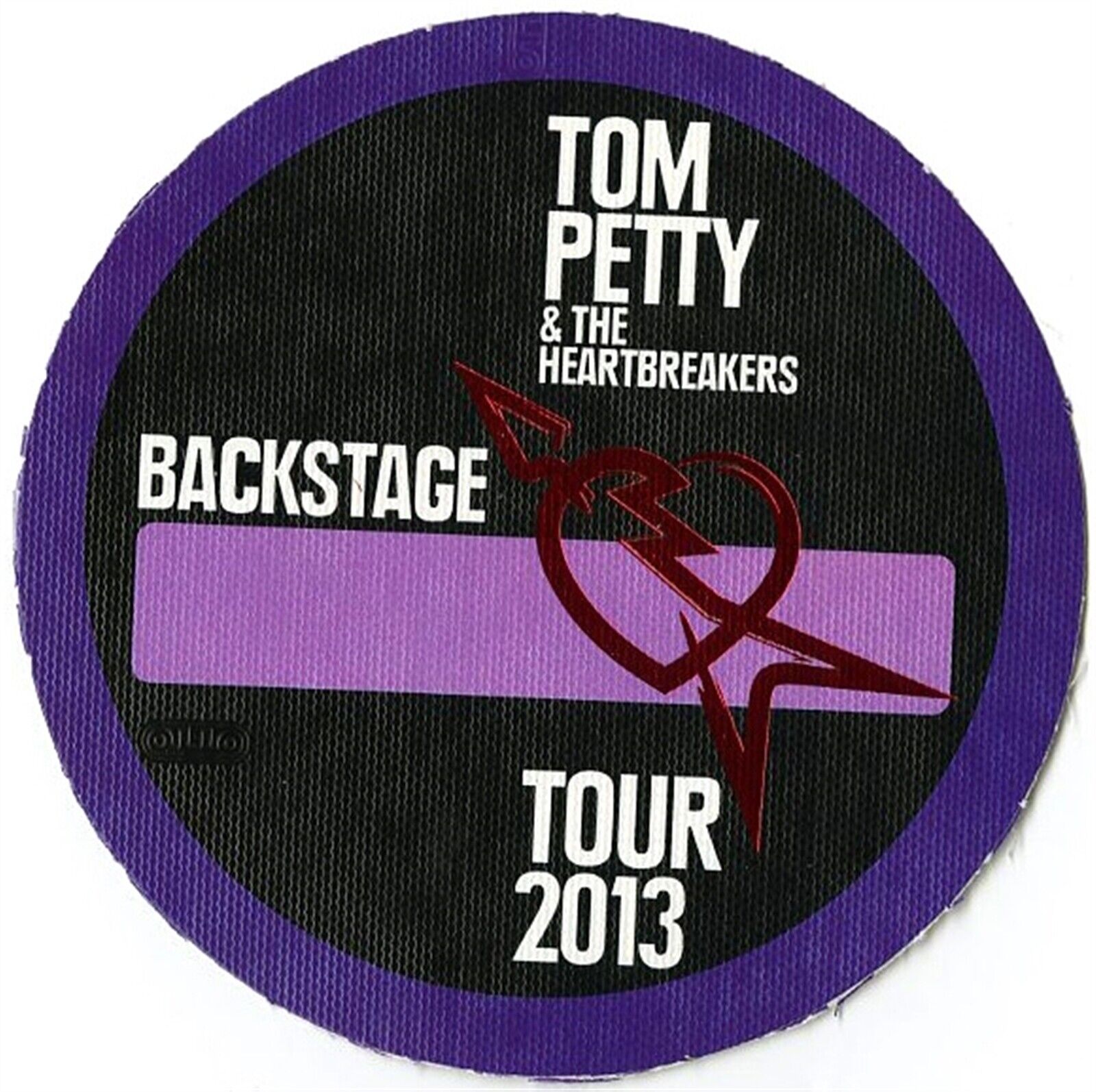 Tom Petty 2013 concert tour backstage pass authentic laminate collectible memorabilia
