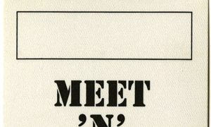 Metallica 1991 Wherever We May Roam Concert Tour Meet & Greet Backstage Pass