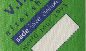 Sade 1993 Love Deluxe VIP backstage pass authentic collectible