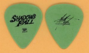 Shadows Fall Matthew Bachand Vintage Guitar Pick - 2005 The War Within Tour