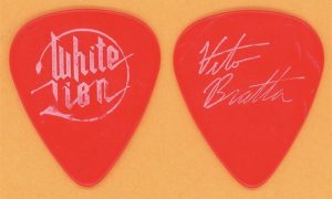 White Lion Vito Bratta Vintage Guitar Pick 1988 Pride Tour Memorabilia