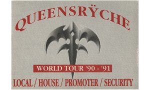 Queensryche 1990 Empire Tour local crew backstage pass laminated