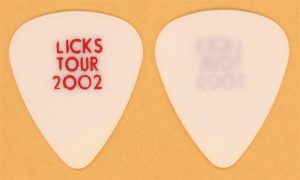 Rolling Stones Keith Richards 2002 Licks Tour authentic vintage guitar pick