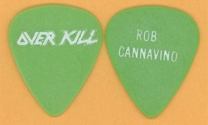 Over Kill Rob Cannavino Vintage Guitar Pick - 1992 Horrorscope Tour