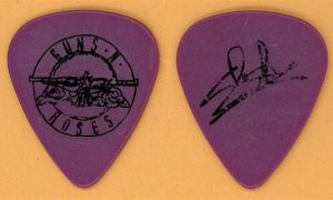 Guns N Roses Slash Purple Vintage Guitar Pick - 1987 Appetite for Destruction
