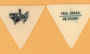 Talas Paul Varga vintage guitar pick 1979 Talas Tour
