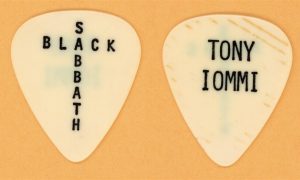 Black Sabbath Tony Iommi Vintage Guitar Pick - 1981 Mob Rules Tour