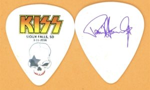 KISS Paul Stanley Vintage Guitar Pick 2016 Badlands Acoustic Tour