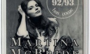 Martina McBride 1992 The Time Has Come Tour All Access Laminated Backstage Pass