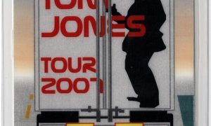 Tom Jones 2007 Concert Tour Laminated Backstage Pass