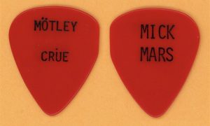 Motley Crue FTW Mick Mars 2nd Vintage Guitar Pick - 1984 Shout at The Devil Tour