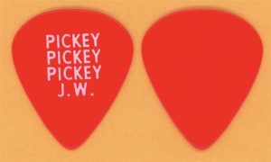 Eagles Joe Walsh 1981 There Goes the Neighborhood Tour vintage guitar pick collectible.