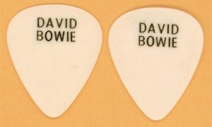 David Bowie 1984 Serious Moonlight Tour 1st custom vintage guitar pick collectible