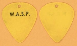 WASP Blackie Lawless Vintage Guitar Pick 1984 World Tour Vintage Collectible