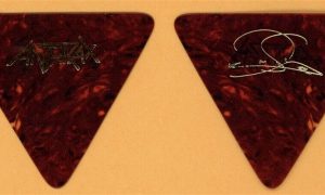 Dan Spitz 1985 guitar pick from Anthrax Spreading the Disease tour