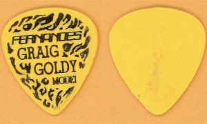 Vintage Dio 1987 Craig Goldy tour pick used on Dream Evil Tour
