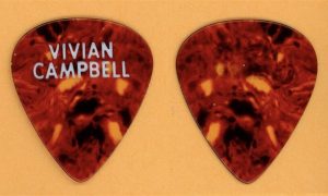 Vivian Campbell vintage pick used on Dio’s 1983 Holy Diver Tour