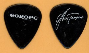 Europe Joey Tempest Vintage Tour Guitar Pick - 1986 Final Countdown Tour