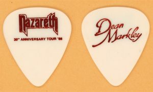 Nazareth Pete Agnew Vintage Guitar Pick - 1988 20th Anniversary Tour