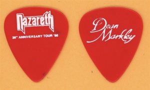 Nazareth Manny Charlton Vintage Guitar Pick - 1988 20th Anniversary Tour