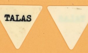 Talas Billy Sheehan Mr Big vintage guitar pick 1982 Sink Your Teeth Tour