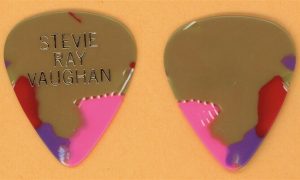Stevie Ray Vaughan 1989 In Step Tour Vintage Guitar Pick Collectible