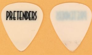 Pretenders Chrissie Hynde Vintage Guitar Pick - 1984 Learning To Crawl Tour