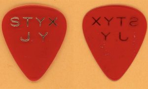 James JY Young 1977 Grand Illusion Tour vintage STYX guitar pick