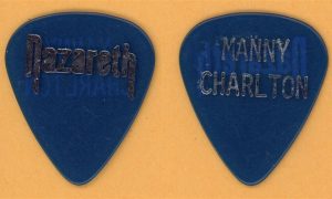 Nazareth Manny Charlton Vintage Guitar Pick - 1981 The Full Circle Tour