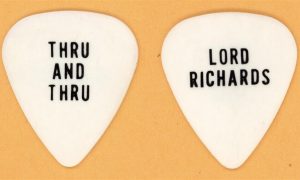 Rolling Stones Keith Richards 1989 Steel Wheels Tour vintage guitar pick authentic memorabilia