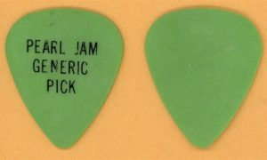 Pearl Jam Generic Vintage Guitar Pick - 1991 Ten Tour