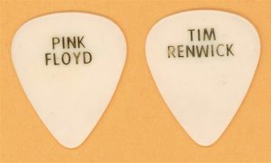 Tim Renwick guitar pick Pink Floyd 1994 Division Bell Tour alternate