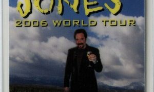 Tom Jones 2006 Concert Tour All Access Laminated Backstage Pass