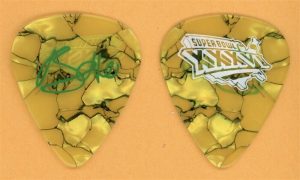 U2 Bono Super Bowl XLV Vintage Guitar Pick from the 2011 360 Tour collectible.