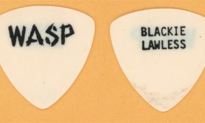 WASP Blackie Lawless Vintage Guitar Pick 1986 Electric Circus Tour Memorabilia