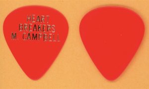 Mike Campbell 1979 US tour guitar pick rare spelling variant collectible