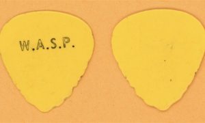 WASP Blackie Lawless Stage Used Vintage Guitar Pick 1984 World Tour Memorabilia