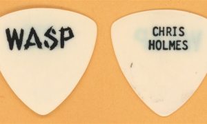 WASP Chris Holmes Vintage Guitar Pick 1986 Electric Circus Tour Collectible