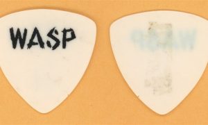 WASP Blackie Lawless 1986 Electric Circus Tour Vintage Guitar Pick Memorabilia