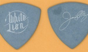 White Lion James LoMenzo Vintage Guitar Pick 1988 Pride Tour Collectible