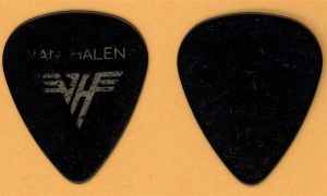 stage used Eddie Van Halen guitar pick 1981 Fair Warning tour memorabilia