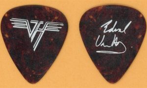 Eddie Van Halen EVH guitar pick from the 1984 Van Halen tour
